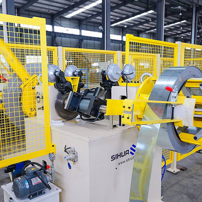Stud and track automatic change width height crassities roll formandi machinam with auto packing system